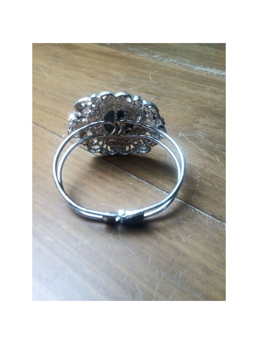 Bracelet One Size Silver Turquoise - Picture 2 of 3